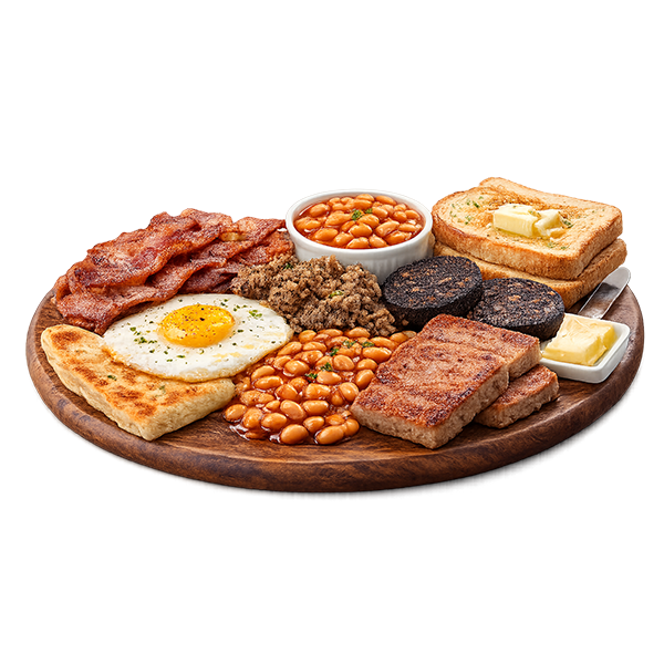Medo cafe Edinburgh Full Scottish Breakfast