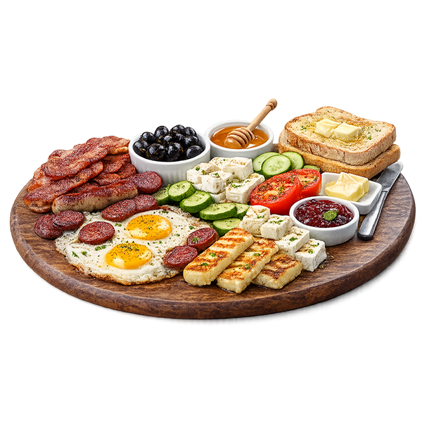 Medo cafe Edinburgh Full Turkish Breakfast 